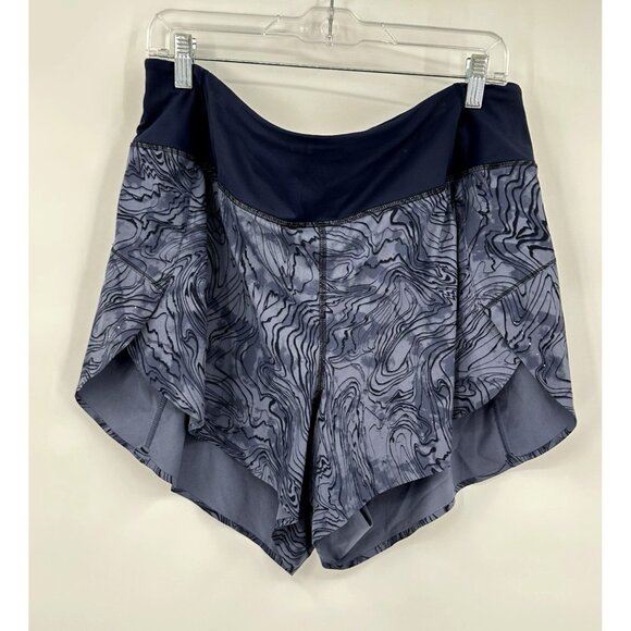 ATHLETA run with it printed shorts 3.5" athletic lined pockets running plus 1X - Picture 1 of 6